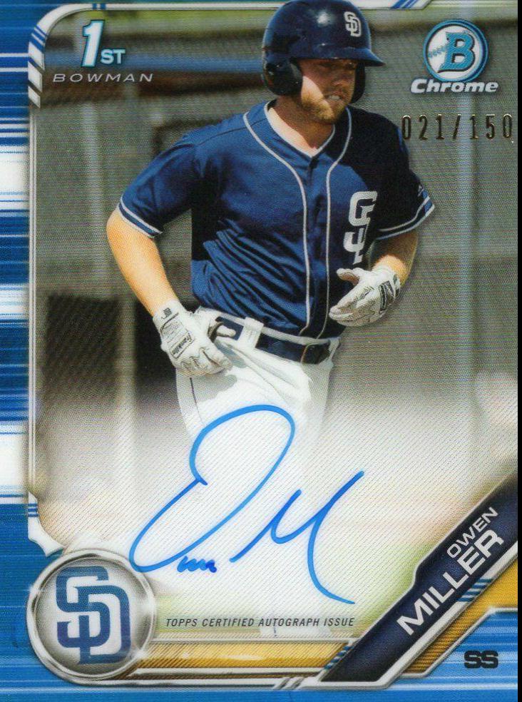 Owen Miller [Blue Refractor] #CPA-OM