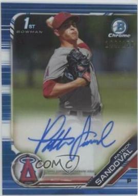 Patrick Sandoval [Blue Refractor] #CPA-PS