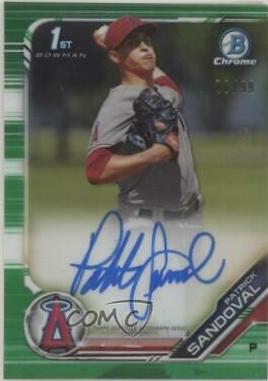 Patrick Sandoval [Green Refractor] #CPA-PS