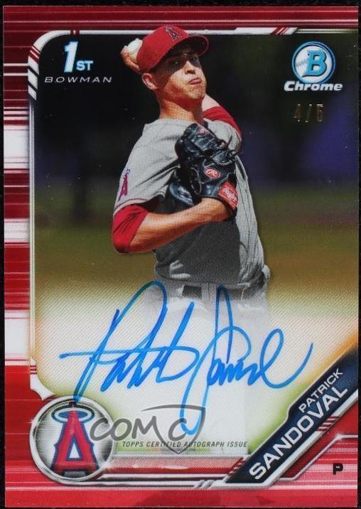 Patrick Sandoval [Red Refractor] #CPA-PS