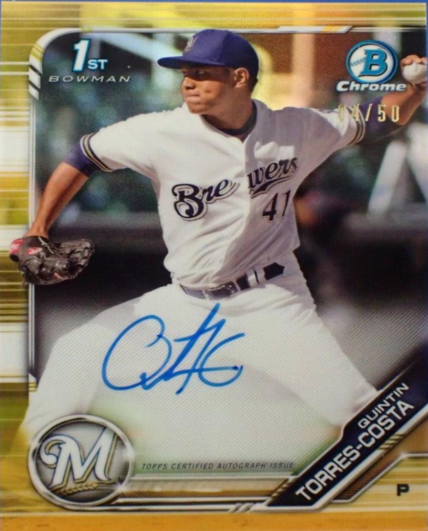 Quintin Torres Costa [Gold Refractor] #CPA-QTC