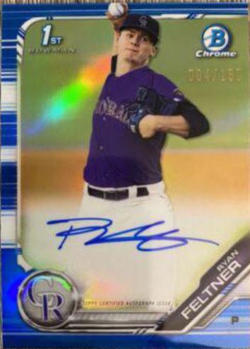 Ryan Feltner [Blue Refractor] #CPA-RF
