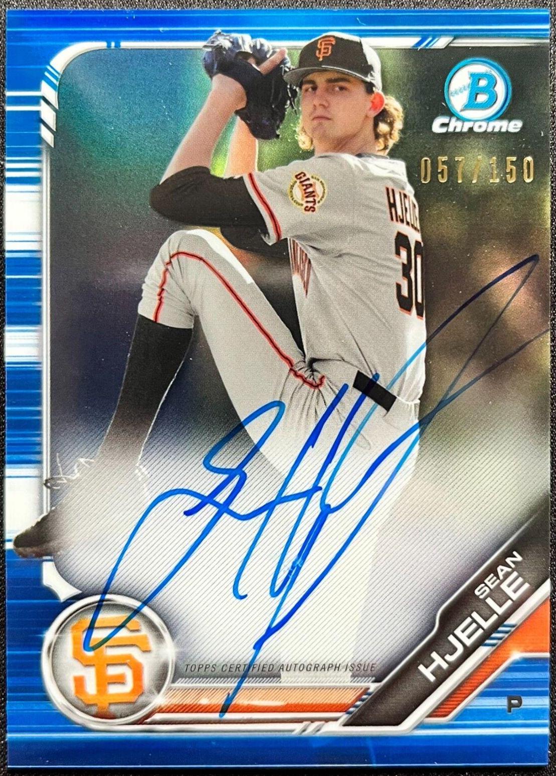 Sean Hjelle [Blue Refractor] #CPA-SH
