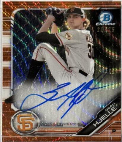 Sean Hjelle [Orange Wave Refractor] #CPA-SH