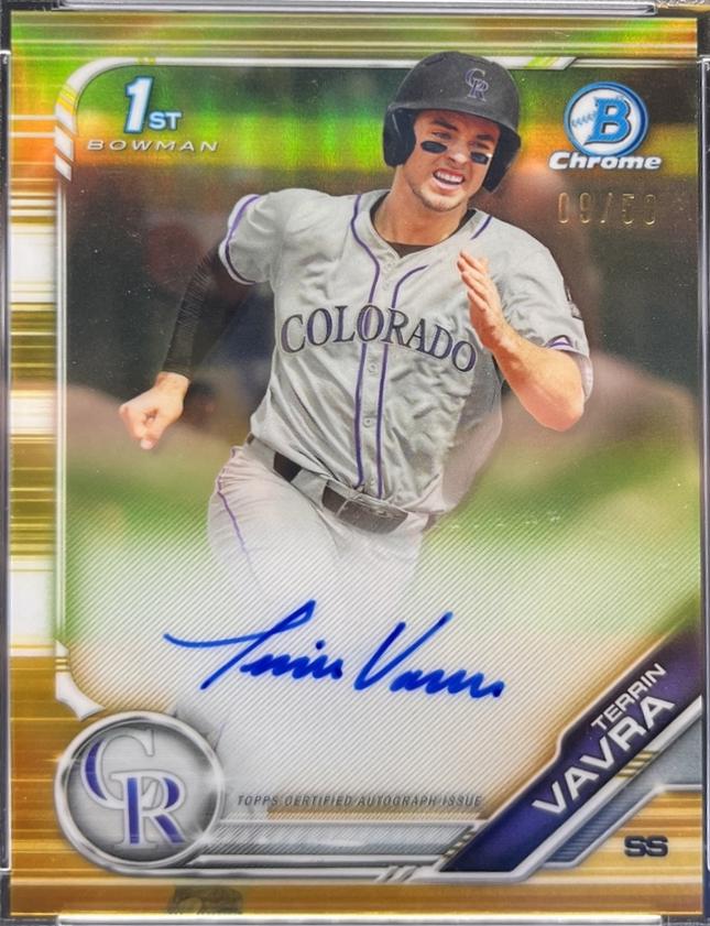 Terrin Vavra [Gold Refractor] #CPA-TV