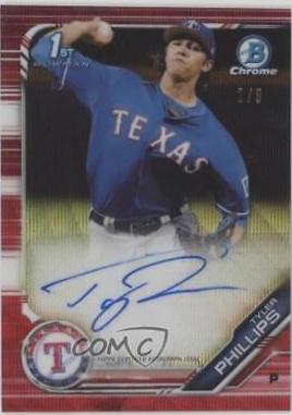 Tyler Phillips [Red Wave Refractor] #CPA-TP