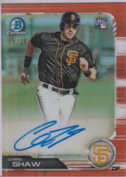 Chris Shaw [Orange Refractor] #CRA-CST