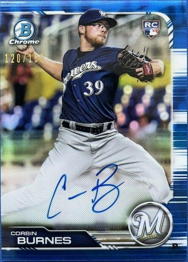 Corbin Burnes [Blue Refractor] #CRA-CB