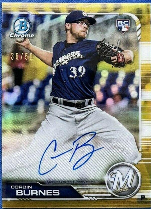 Corbin Burnes [Gold Refractor] #CRA-CB