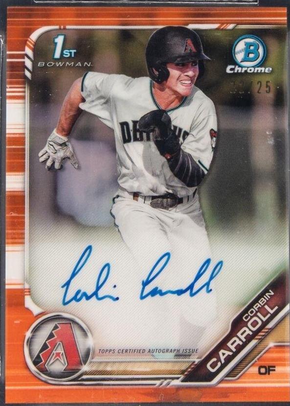 Corbin Burnes [Orange Refractor] #CRA-CB