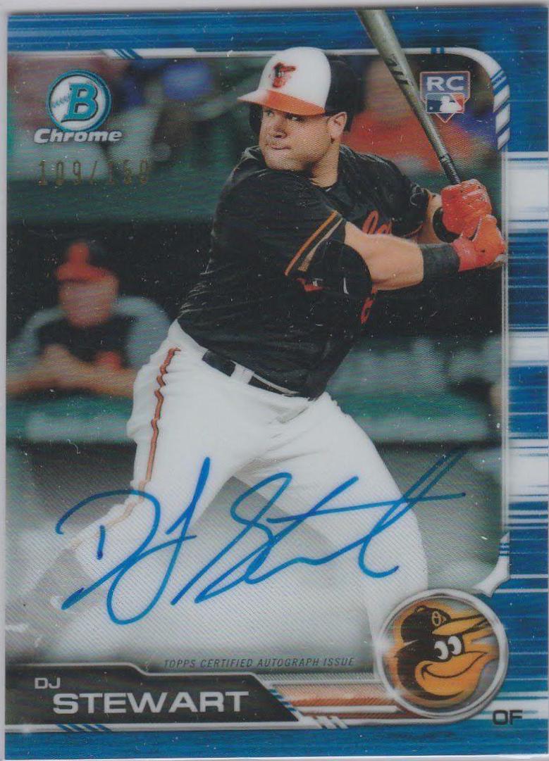 DJ Stewart [Blue Refractor] #CRA-DS