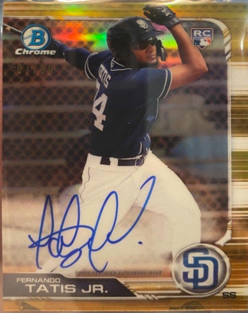 Fernando Tatis Jr. [Gold Refractor] #CRA-FTJ