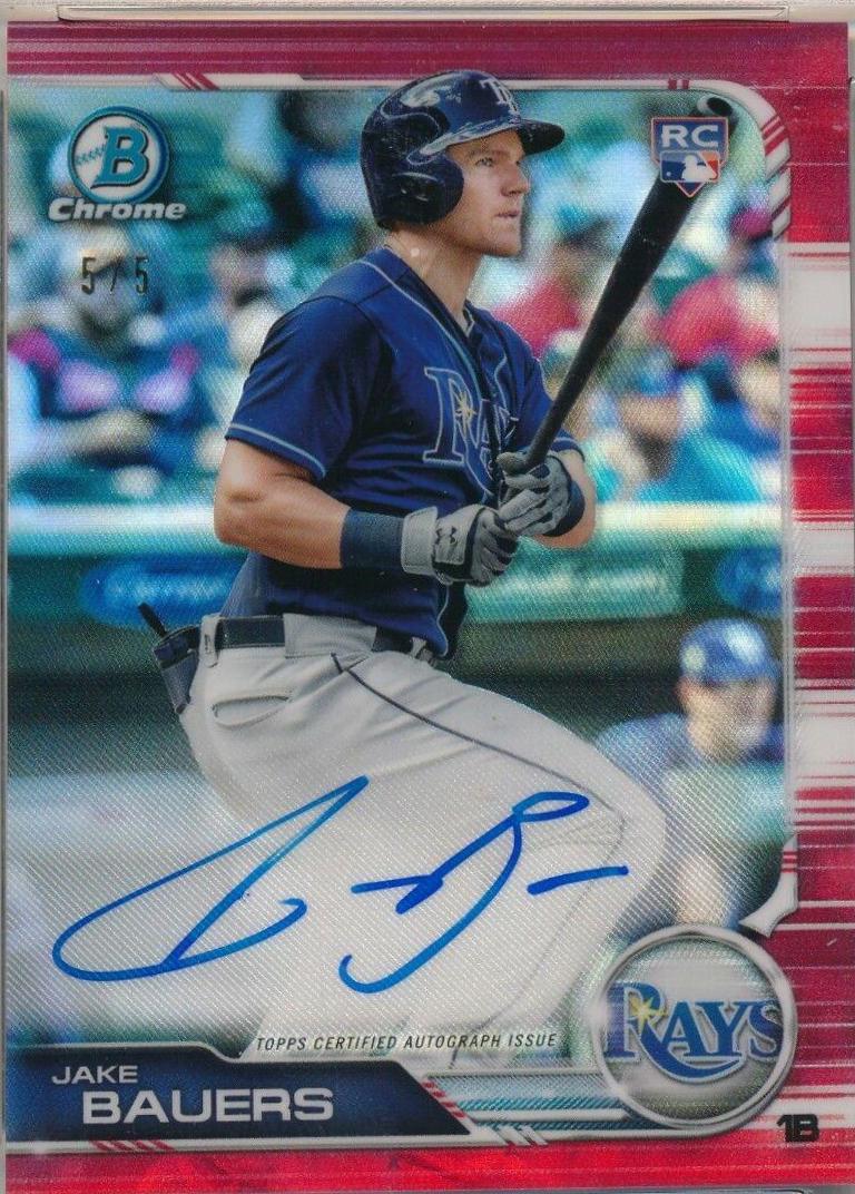 Jake Bauers [Red Refractor] #CRA-JB