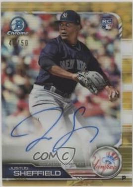 Justus Sheffield [Gold Refractor] #CRA-JS