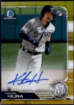 Keston Hiura [Gold Refractor] #CRA-KH