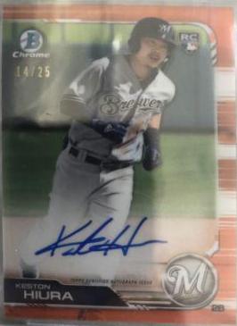 Keston Hiura [Orange Refractor] #CRA-KH