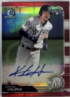 Keston Hiura [Red Refractor] #CRA-KH