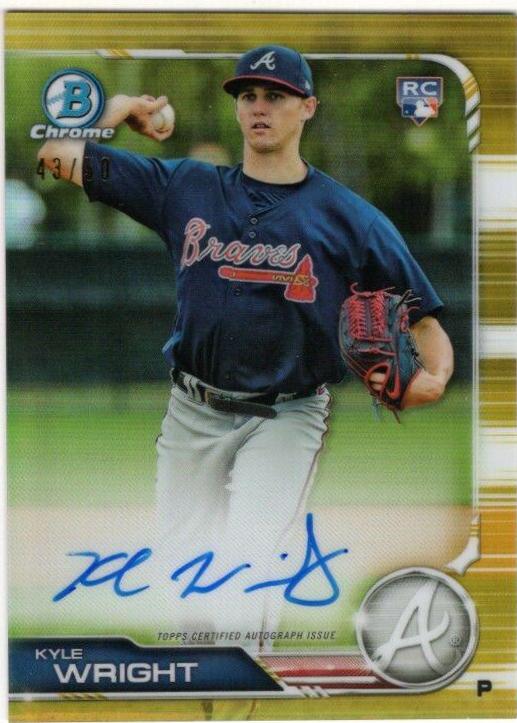 Kyle Wright [Gold Refractor] #CRA-KW
