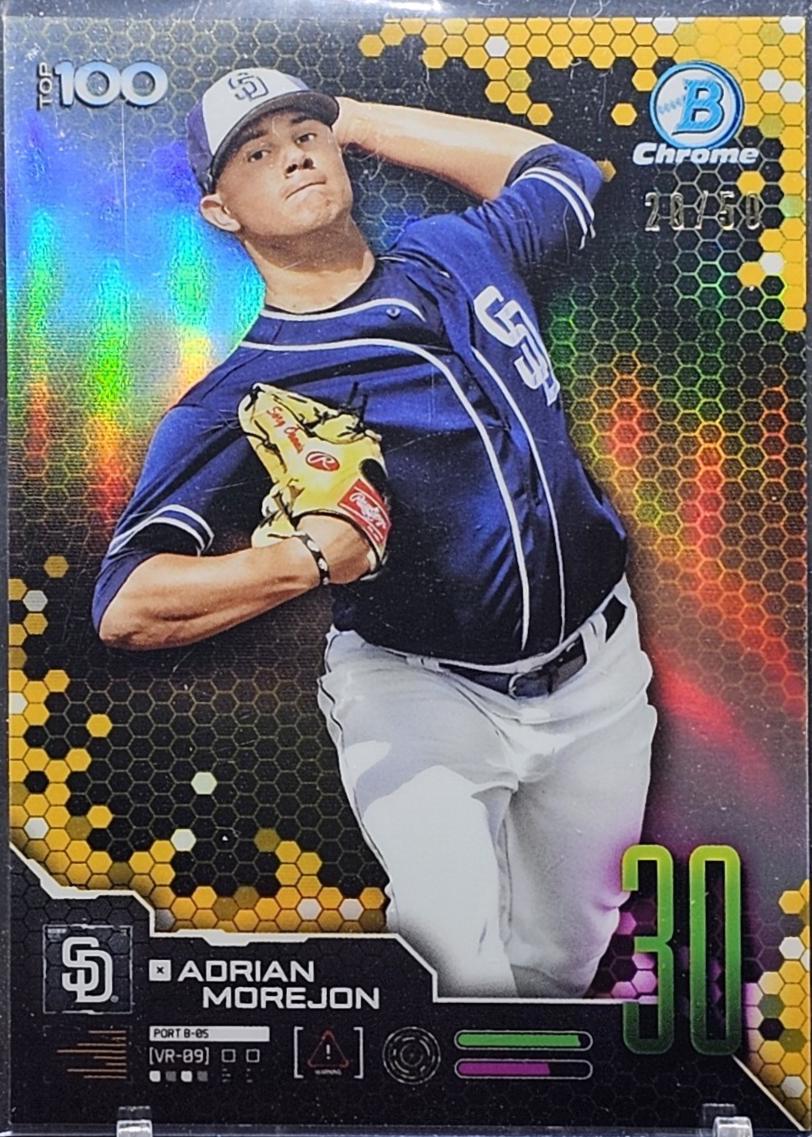 Adrian Morejon [Gold Refractor] #BTP-30