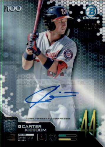Carter Kieboom [Autograph] #BTP-44