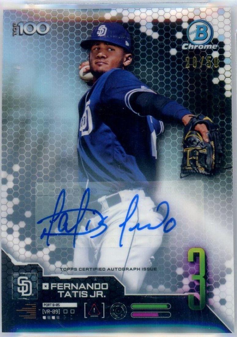 Fernando Tatis Jr. [Autograph] #BTP-3