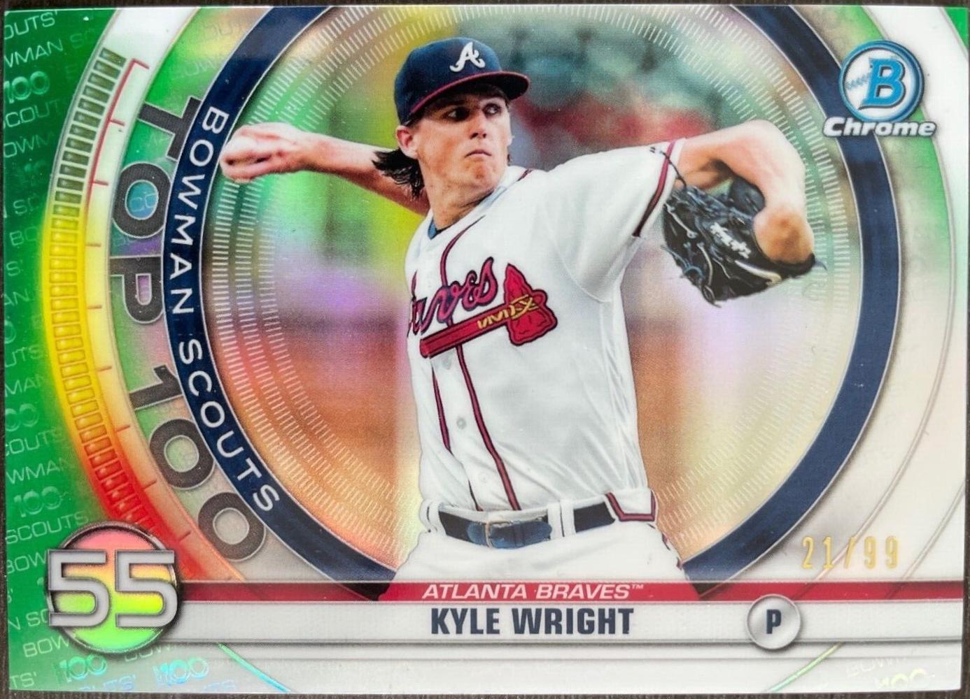 Kyle Wright [Green Refractor] #BTP-48