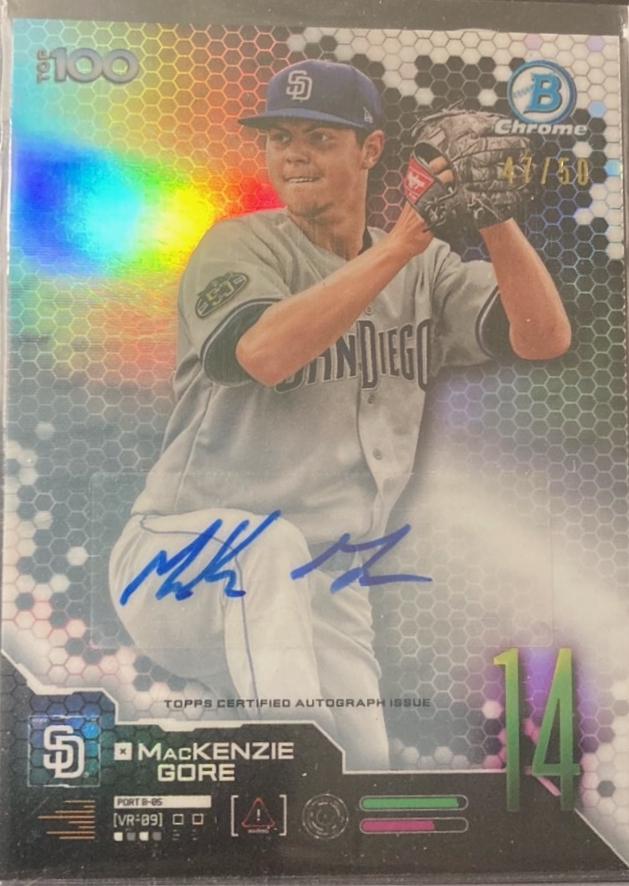 MacKenzie Gore [Autograph] #BTP-14