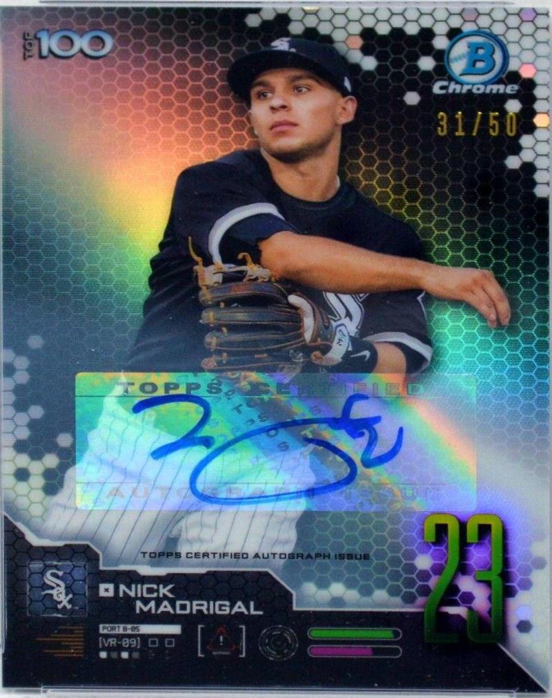 Nick Madrigal [Autograph] #BTP-23