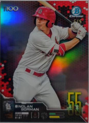 Nolan Gorman [Red Refractor] #BTP-55