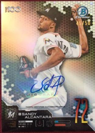 Sandy Alcantara [Autograph] #BTP-72