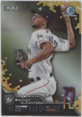 Sandy Alcantara [Gold Refractor] #BTP-72