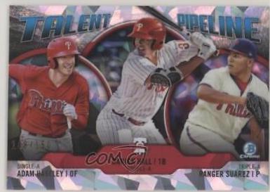 Adam Haseley, Darick Hall, Ranger Suarez [Atomic Refractor] #PHI