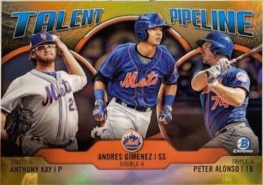 Anthony Kay, Andres Gimenez, Peter Alonso [Gold Refractor] #NYM