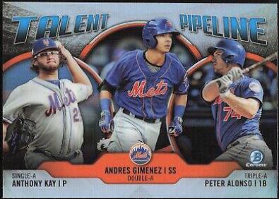 Anthony Kay, Andres Gimenez, Peter Alonso [Orange Refractor] #NYM