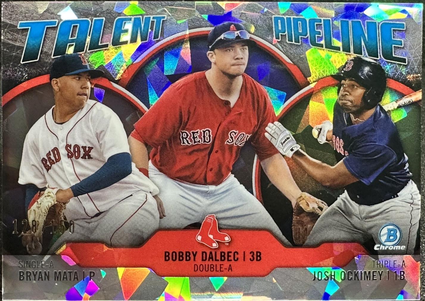 Bryan Mata, Bobby Dalbec, Josh Ockimey [Atomic Refractor] #BOS