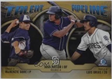 MacKenzie Gore, Josh Naylor, Luis Urias [Gold Refractor] #SDP