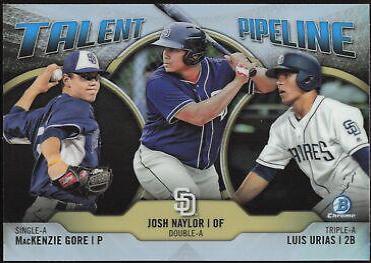 MacKenzie Gore, Josh Naylor, Luis Urias [Orange Refractor] #SDP