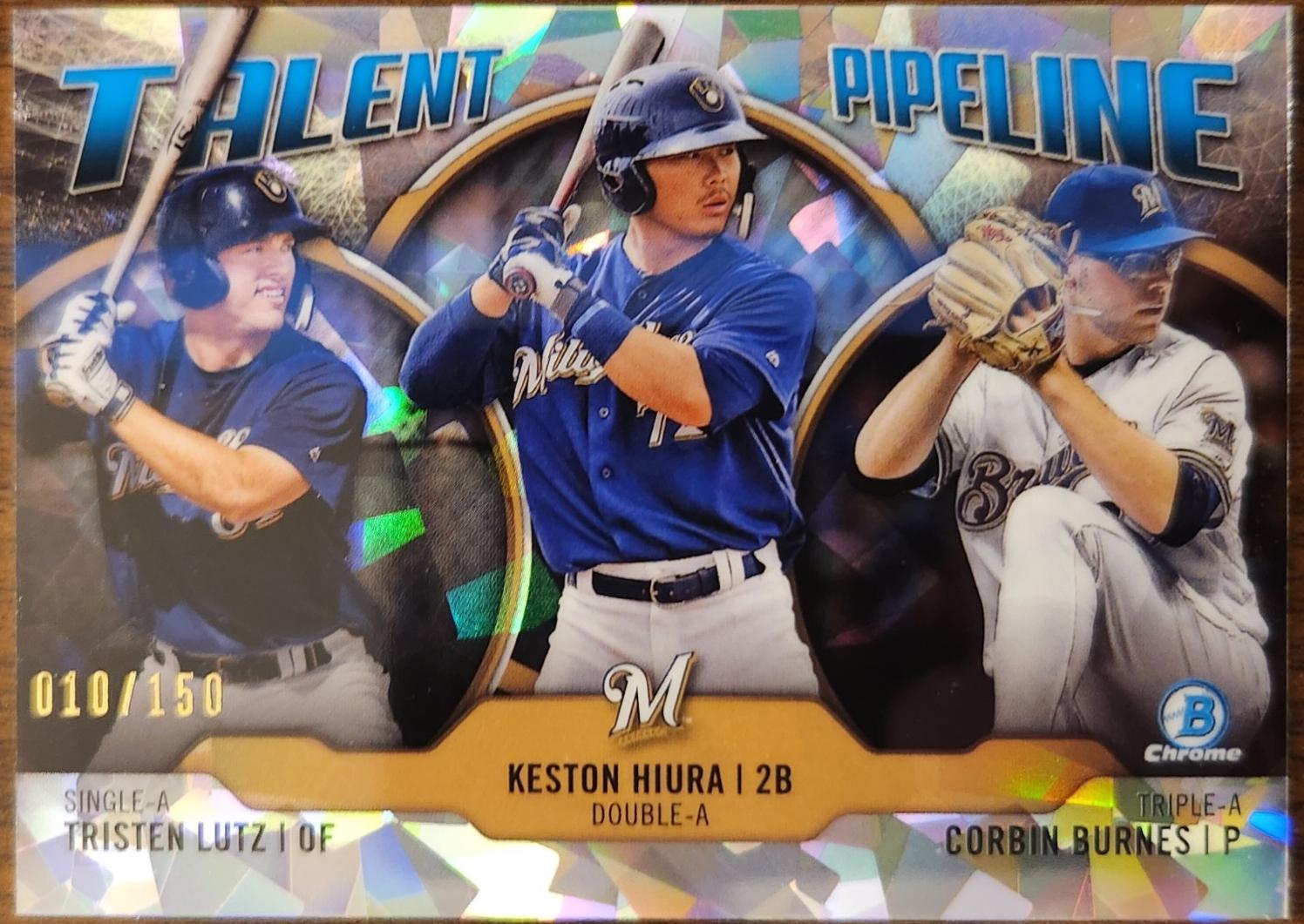 Tristen Lutz, Keston Hiura, Corbin Burnes [Atomic Refractor] #MIL
