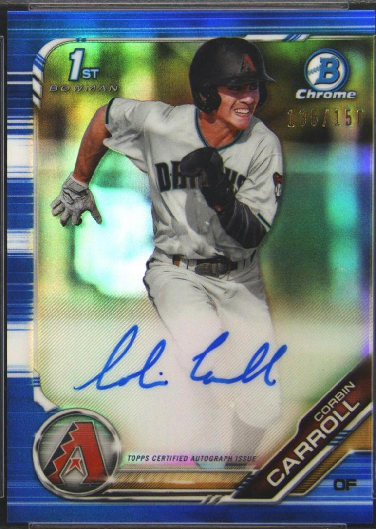 Corbin Carroll [Blue Refractor] #CDA-CC