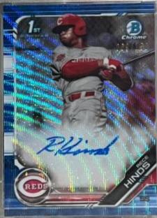 Rece Hinds [Blue Wave Refractor] #CDA-RH