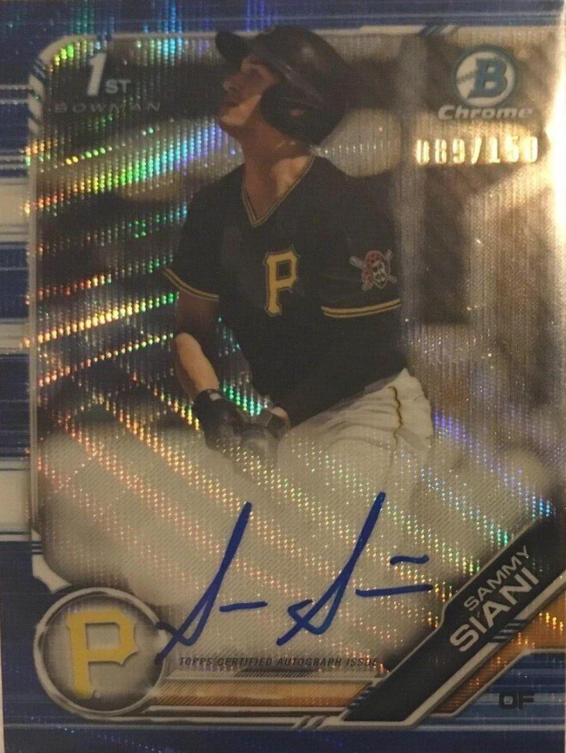 Sammy Siani [Blue Wave Refractor] #CDA-SS