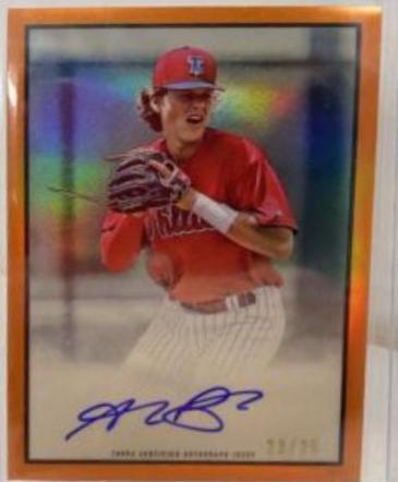 Alec Bohm [Autograph Chrome Orange Refractor] #AB