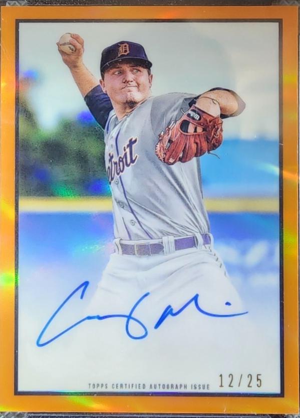 Casey Mize [Autograph Chrome Orange Refractor] #CM