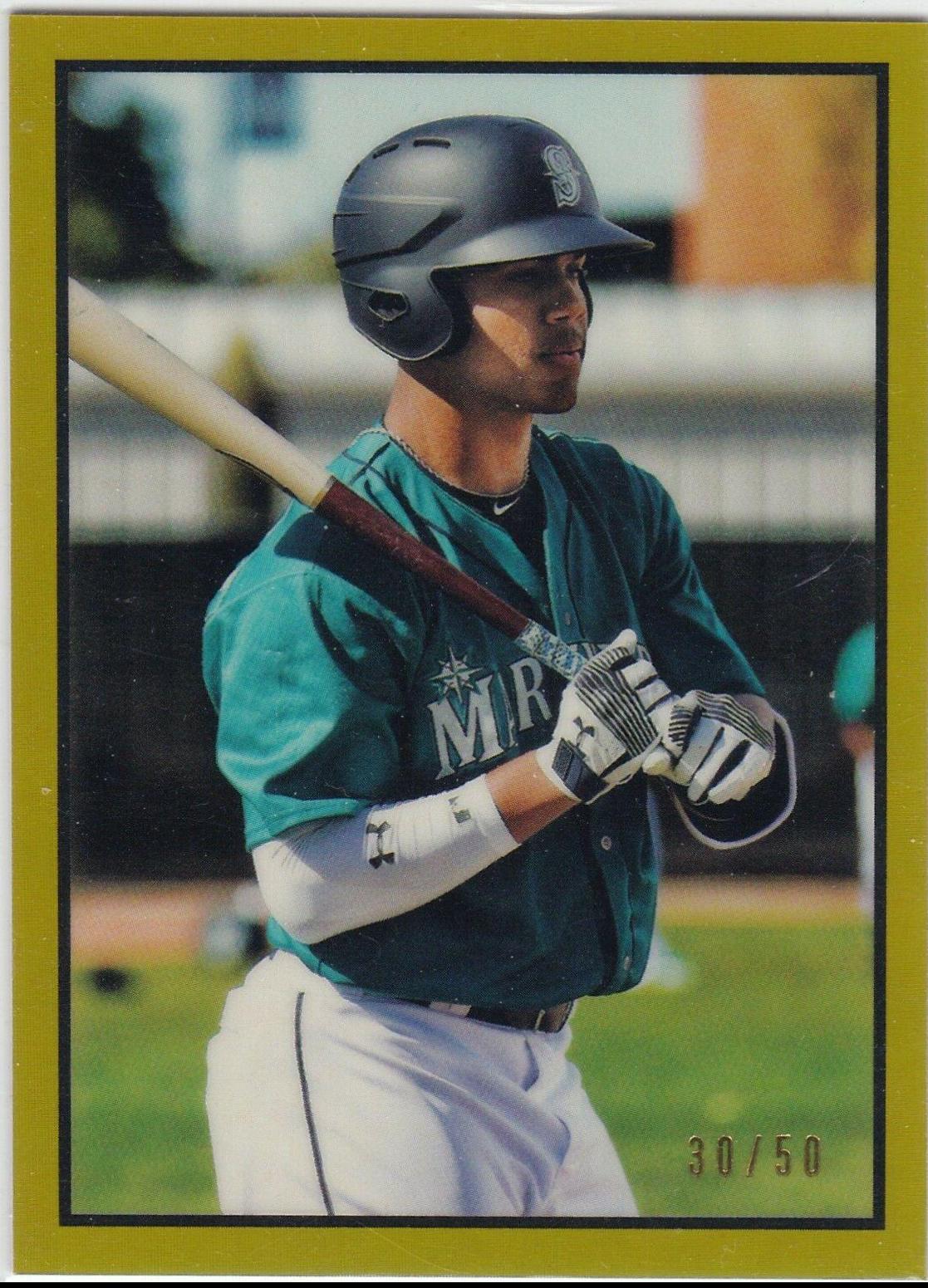 Julio Rodriguez [Chrome Gold Refractor] #18