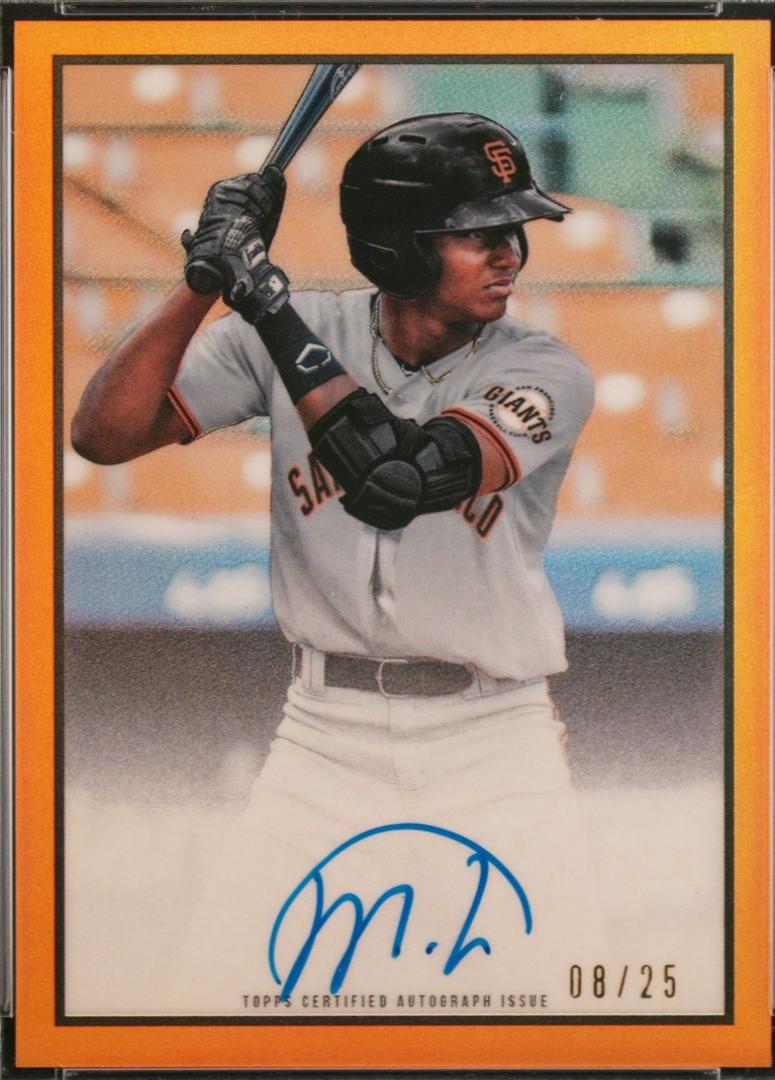 Marco Luciano [Autograph Chrome Orange Refractor] #ML