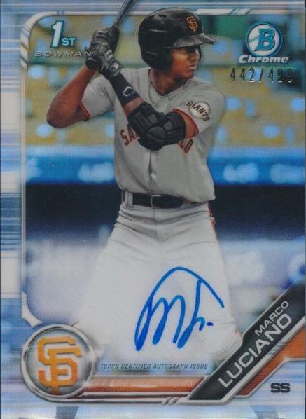 Marco Luciano [Autograph Chrome Refractor] #ML