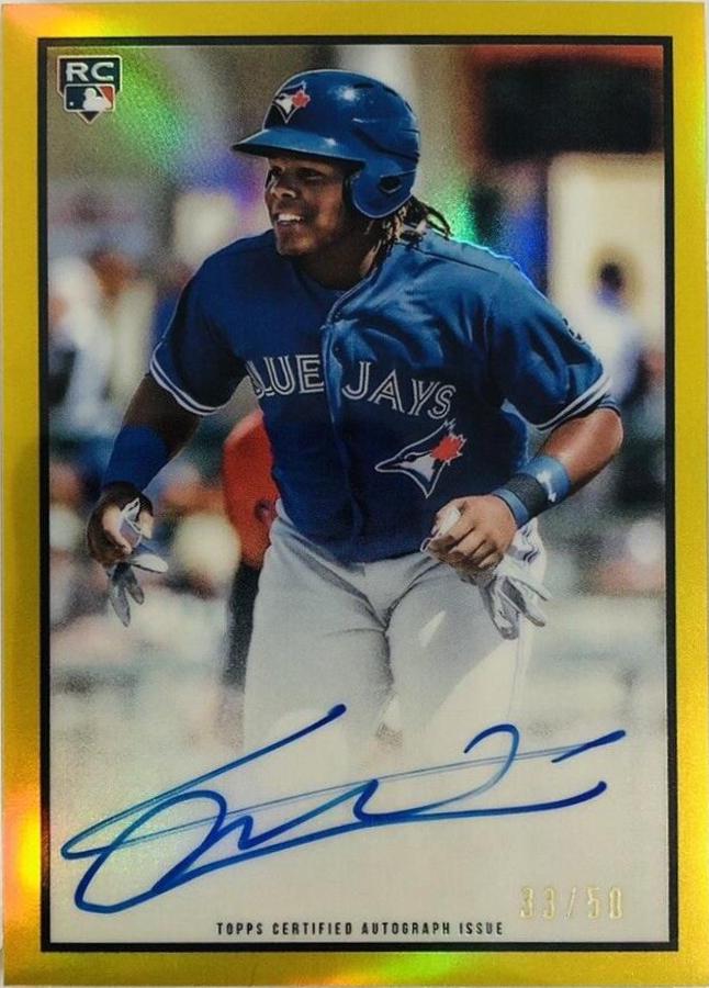 Vladimir Guerrero Jr. [Autograph Chrome Gold Refractor] #VGJ