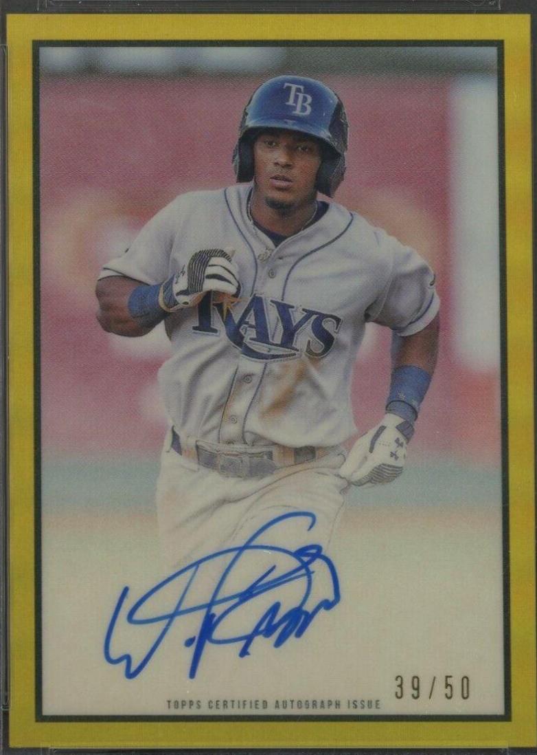 Wander Franco [Autograph Chrome Gold Refractor] #WF