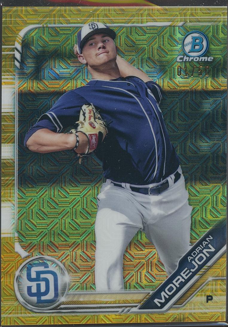 Adrian Morejon [Gold Refractor] #10