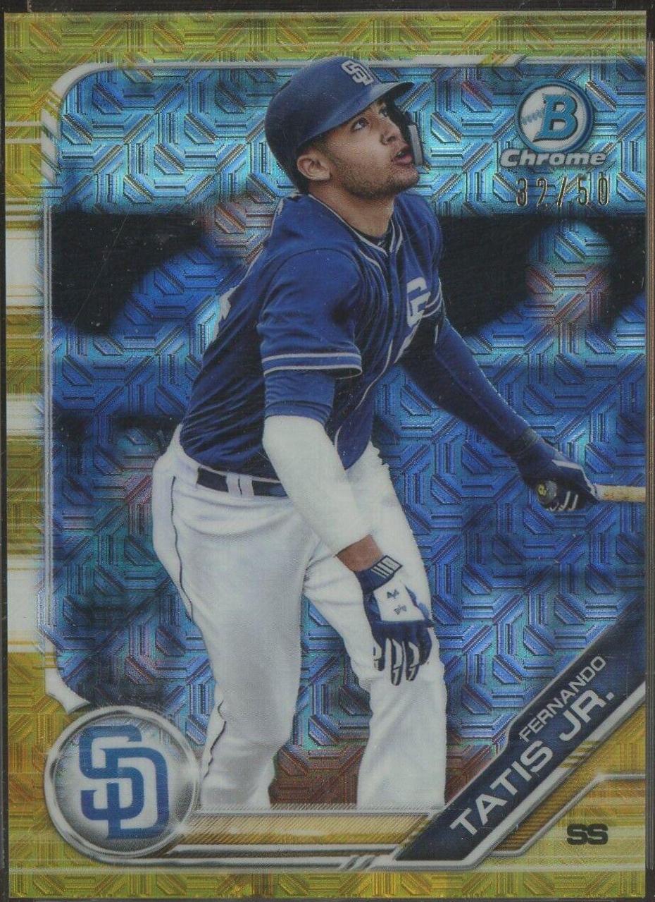 Fernando Tatis Jr. [Looking Up Gold Refractor] #25